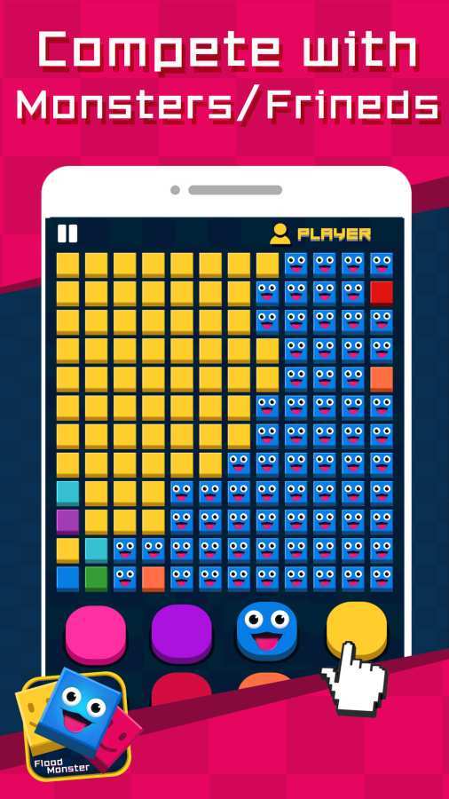 洪水萌兽小游戏(Flood Monster)