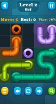 水管连接挑战小游戏(Connect Pipe)