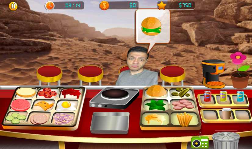 社交汉堡(Social burger)